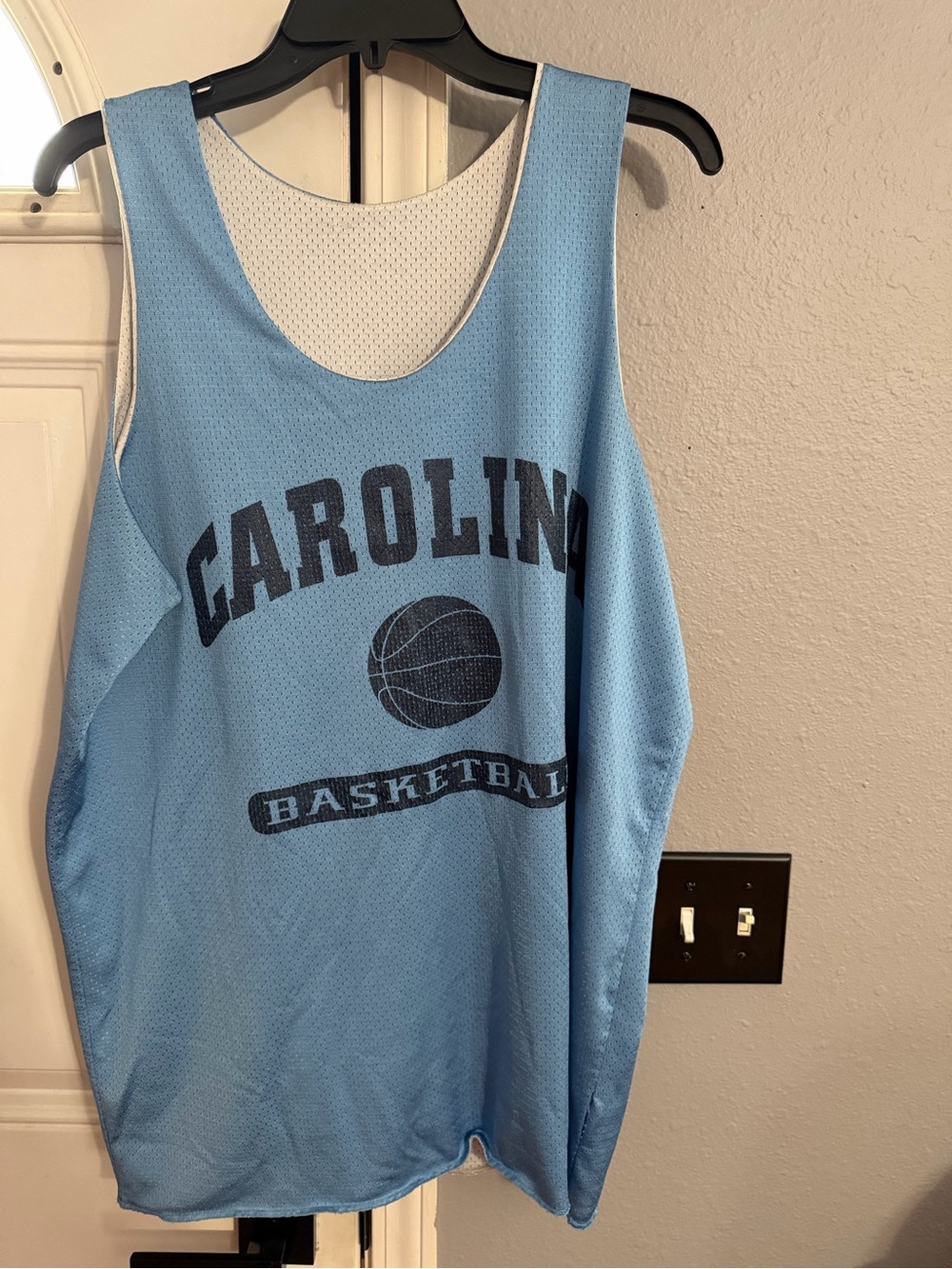 North Carolina Tar Heels Reversible Basketball Mesh Practice Jersey